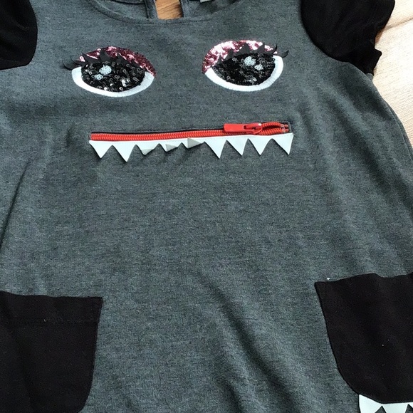 H and M dress with monster print. - Picture 8 of 8